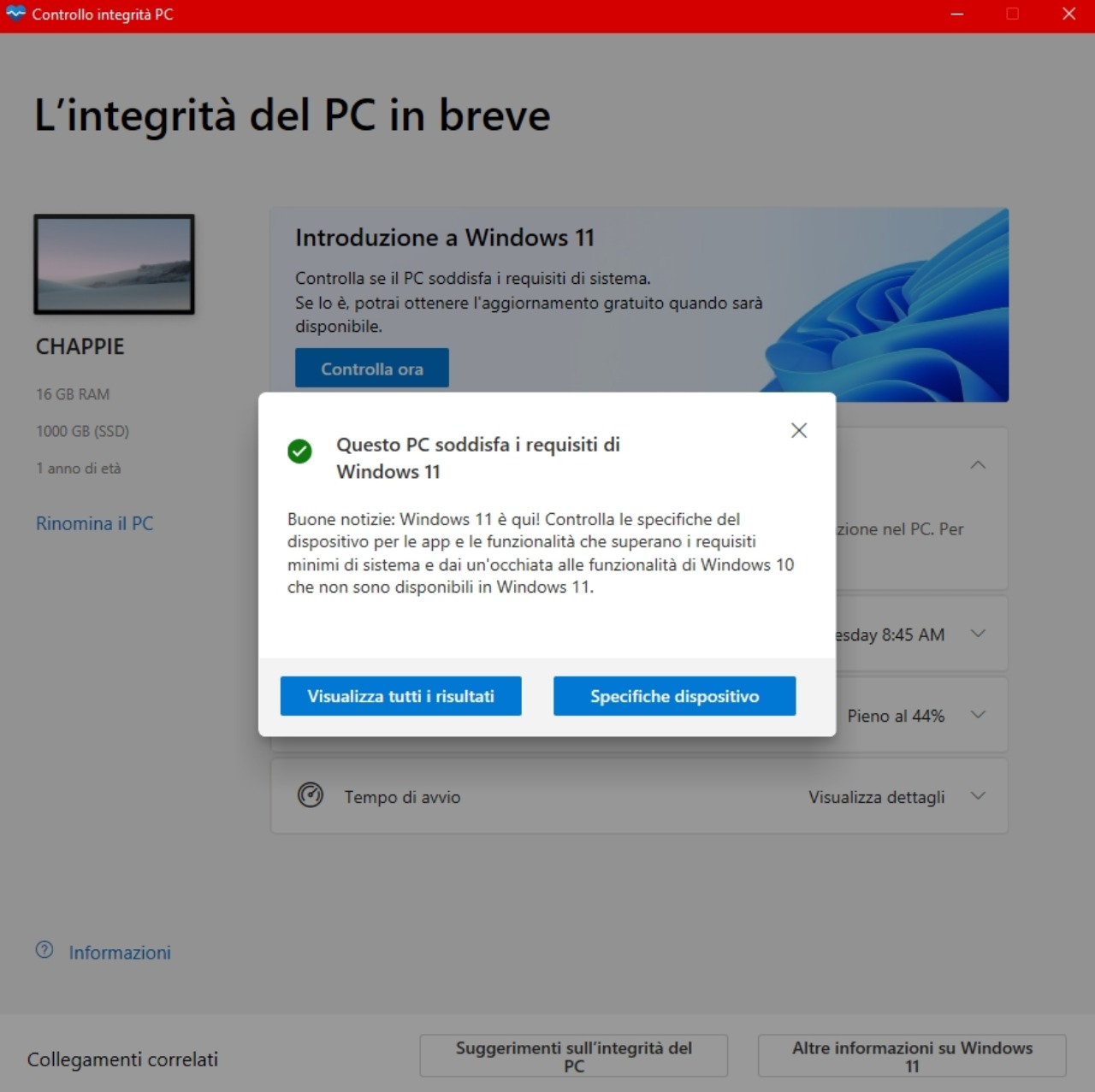 windows 11 requisiti come installare