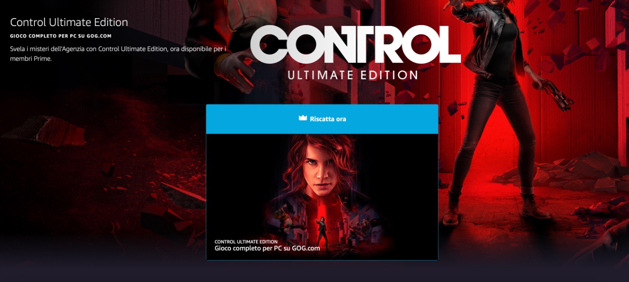 come scaricare control gratis con twitch prime 