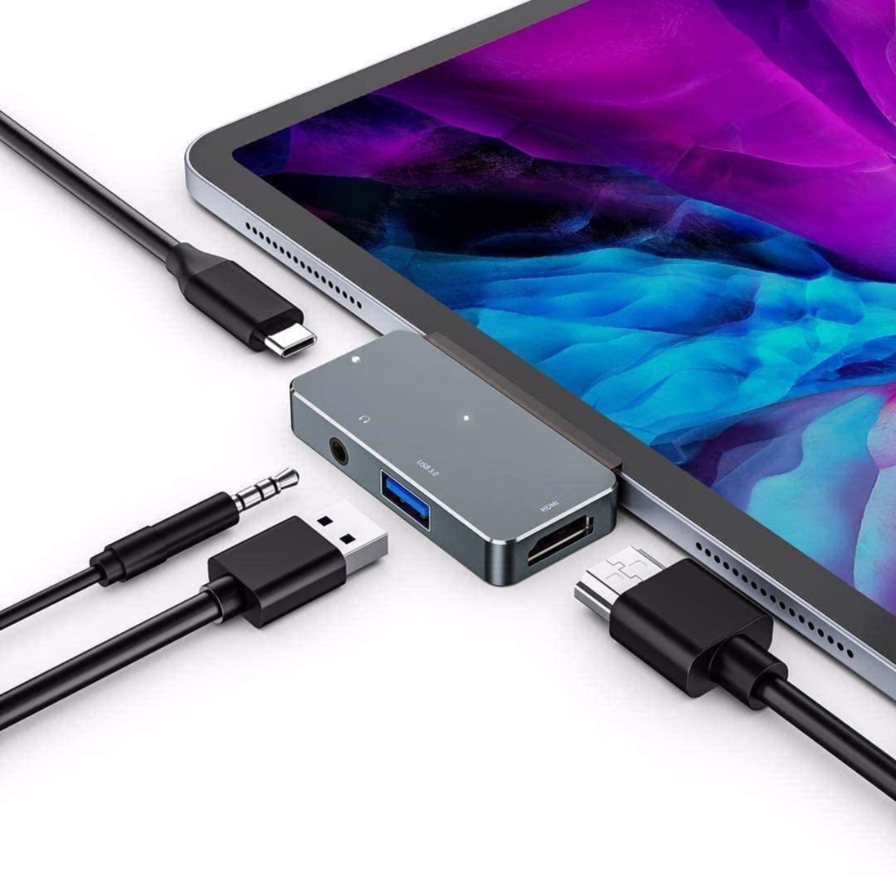 hub usb-c jack audio 3.5mm