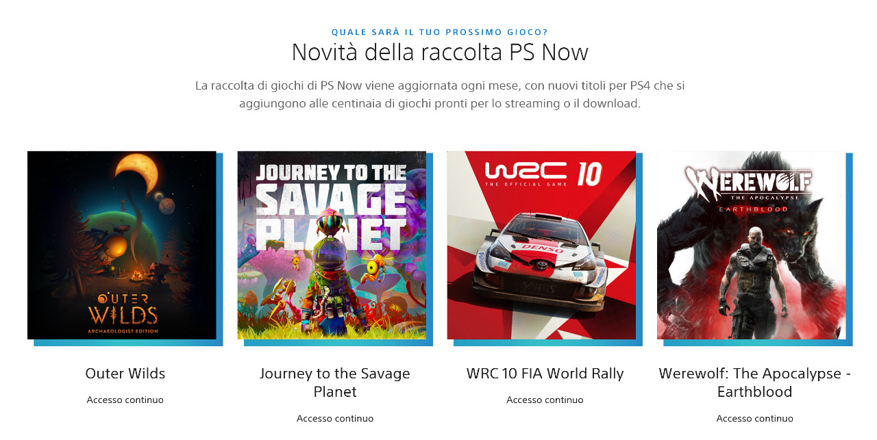 Le novità di Playstation Now Aprile 2022