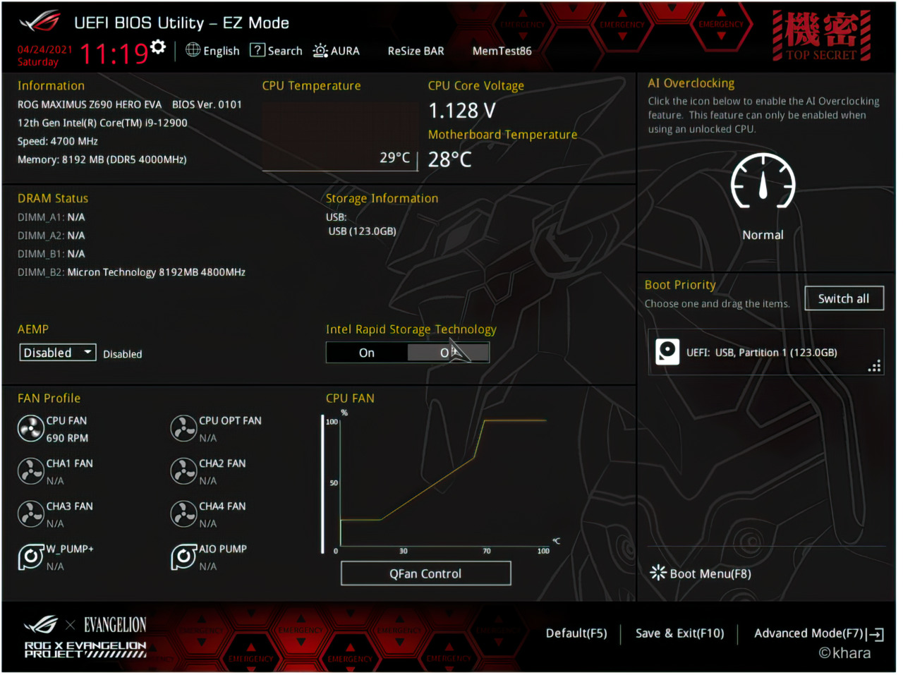 Bios asus rog z690 eva 01